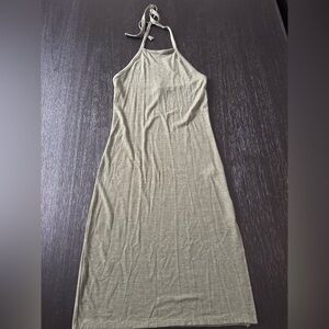 Forever 21 Tie Up Olive Dress (Like NEW)